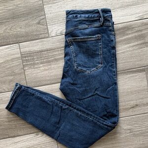 Good American Women's Skinny Jeans - Dark Blue